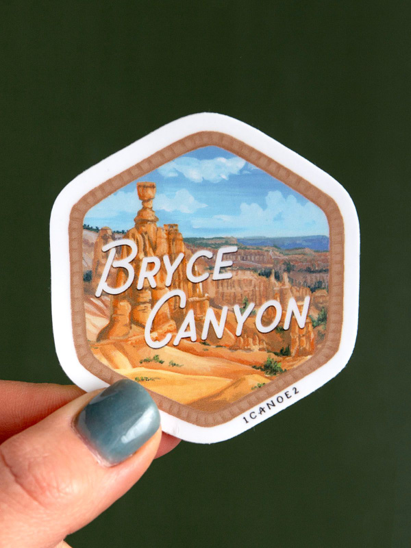 Bryce Canyon National Park Badge Decal Sticker, 1 of 2