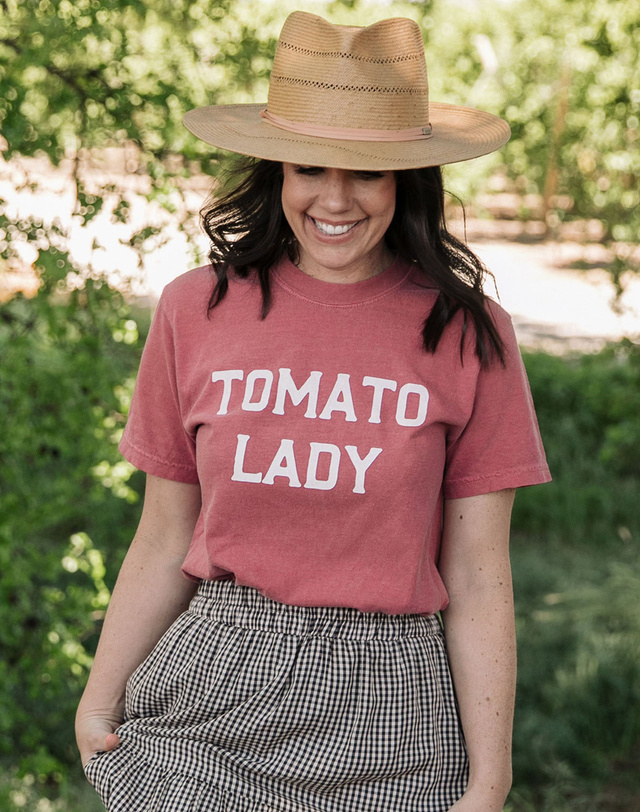 Tomato Lady Tee - Crimson, 3 of 3