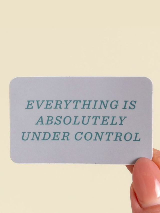 Everything Is Under Control Decal Sticker, 3 of 3