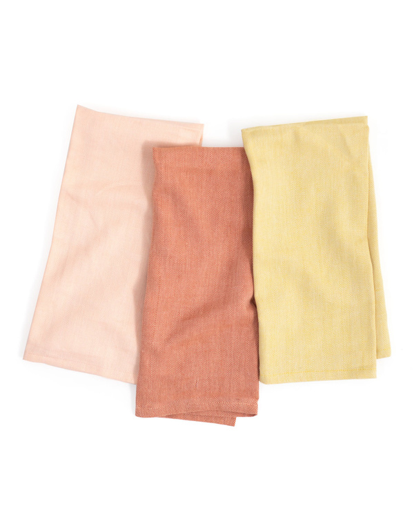 Herringbone Kitchen Towel Set of 3, 1 of 4