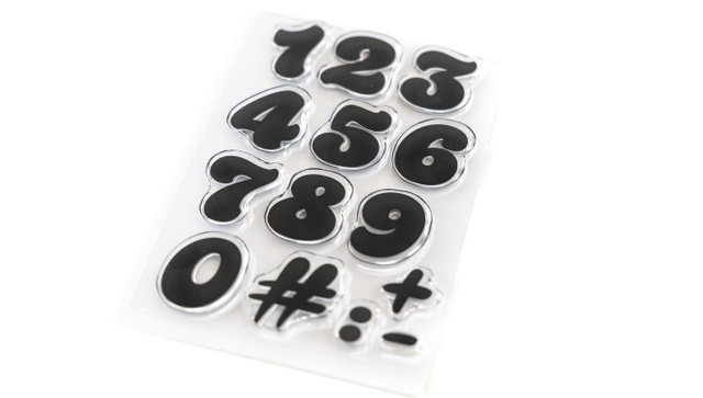 Numbers Are Awesome #18 4×6 Stamp Set, 2 of 2