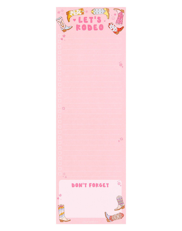 Let's Rodeo Western Notepad, 1 of 3