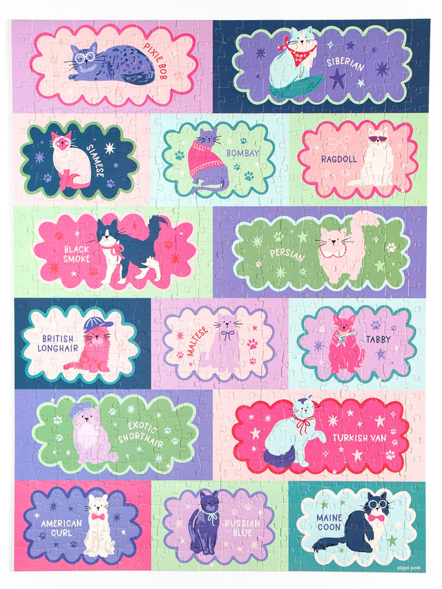 Cool Cats - 500 Piece Jigsaw Puzzle, 9 of 9