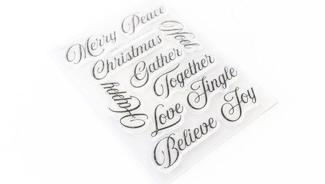 Merry Christmas 6×8 Stamp Set, 2 of 4