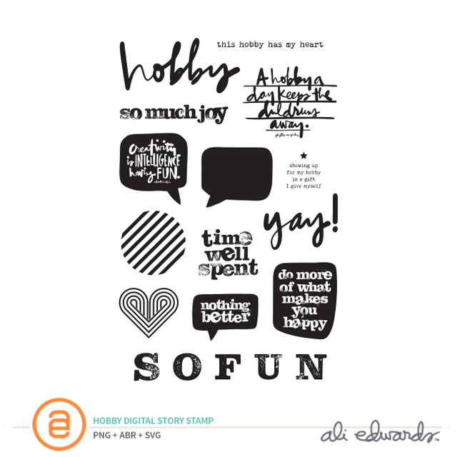 Hobby Digital Story Stamp™, 1 of 1