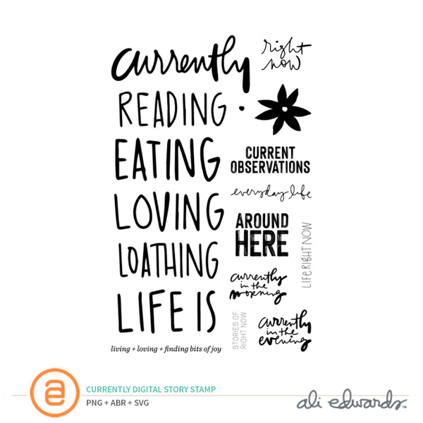 Currently Digital Story Stamp™, 1 of 1
