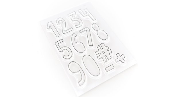 Numbers Are Awesome #10 4×6 Stamp Set, 2 of 2
