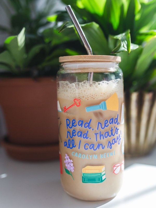 Read, Read, Read Mystery Reader Glass Can, 2 of 6