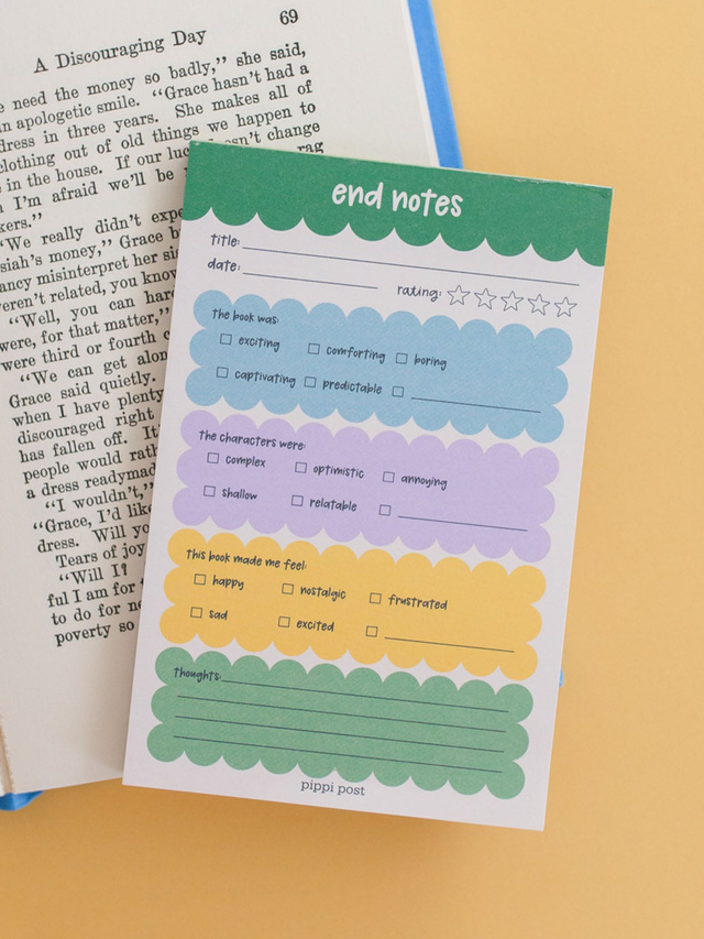 End Notes Book Reflection & Review 4×6 Notepad, 2 of 4