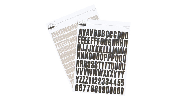 Color Collective 5×7 Cardstock Alphabet Sticker - Black, 1 of 1