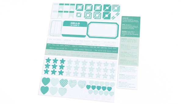 Color Collective Mini Sticker Booklet - Envy	, 2 of 2