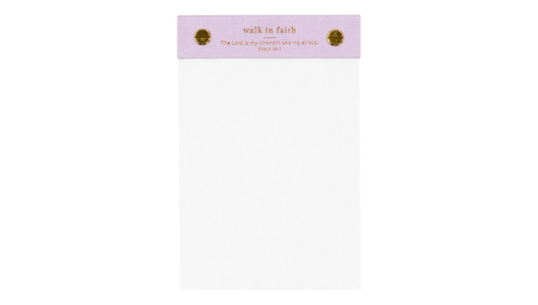 Desktop Notepad - Walk In Faith, 1 of 3