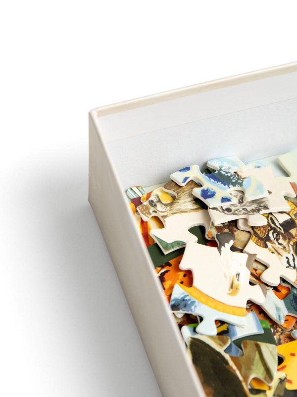 Animal Tracks Grid - 500 Piece Jigsaw Puzzle, 2 of 8
