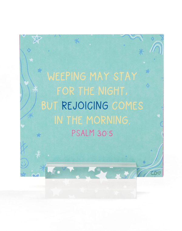 Verses For Hope – Bible Verse Card Set with Display Stand, 5 of 6
