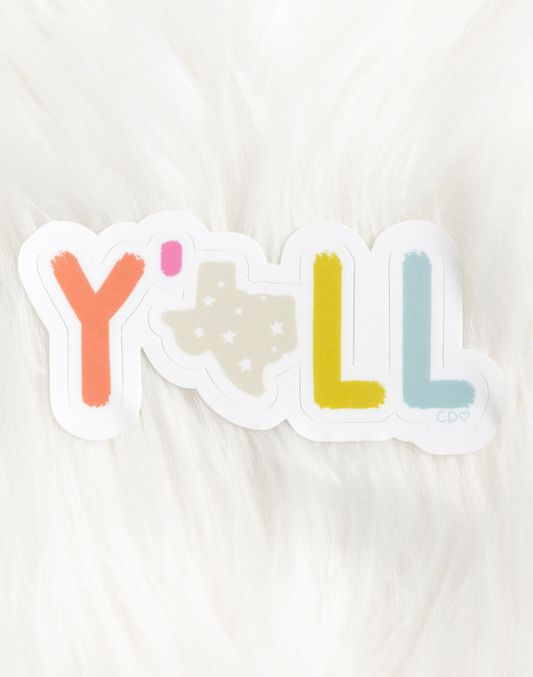Texas Y'all Decal Sticker, 2 of 4