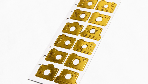 Color Theory Chipboard Cameras - 24K, 2 of 2