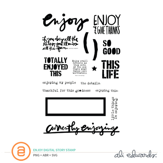 Enjoy Digital Story Stamp™, 1 of 1
