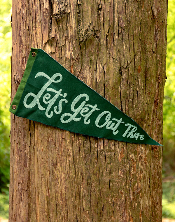 Let's Get Out There Pennant Flag, 2 of 4