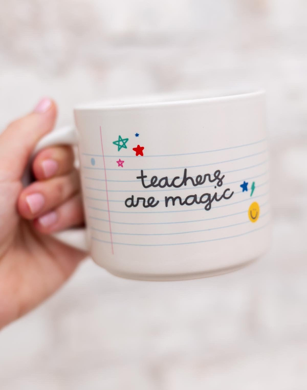 Teachers Are Magic Ceramic Mug - Cream, 4 of 4