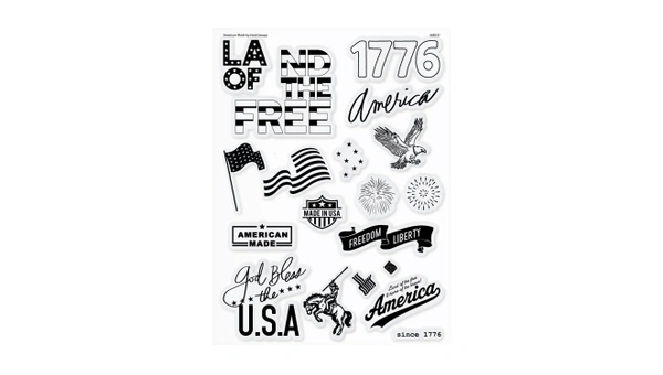 Stamp Set : 6×8 American Made, 1 of 1
