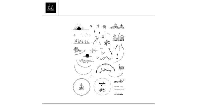 Digital So The Adventure Begins 6×8 Stamp Set, 1 of 1