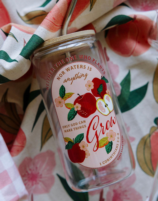 Apple Faith Glass Can, 1 of 5