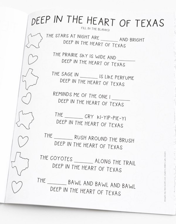 Texas Forever Western Coloring Book , 5 of 6