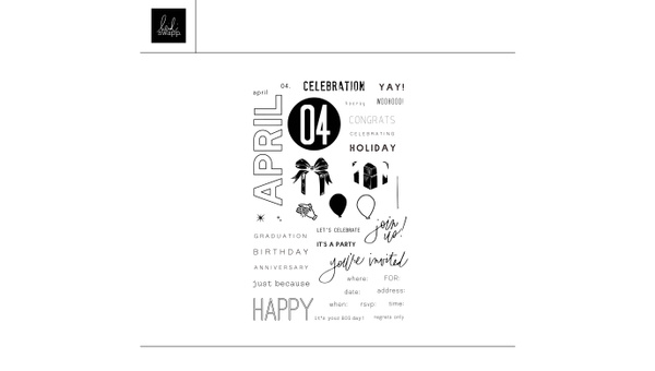 Digital 4×6 April Highlights Stamp Set, 1 of 1