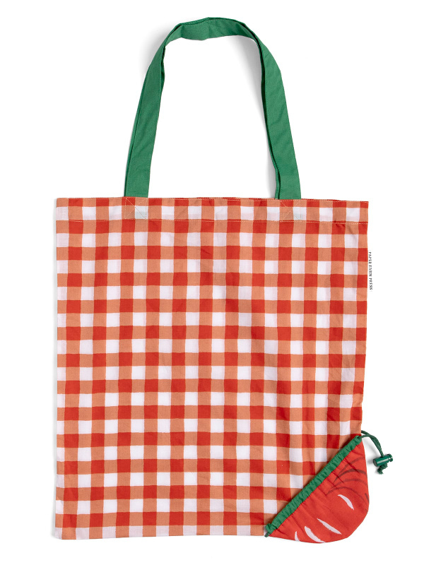 Tomato Foldable Market Tote Bag, 1 of 3