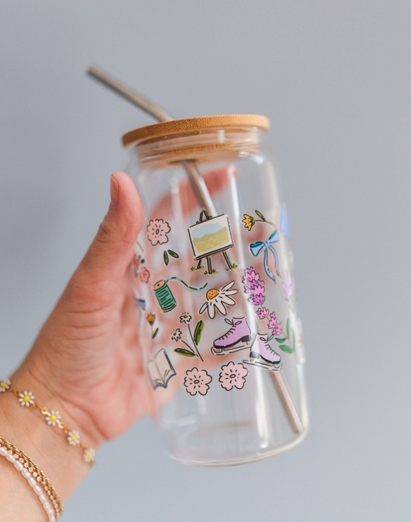 Little Women Glass Can, 2 of 4