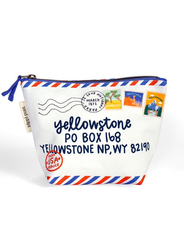 Deliver to Yellowstone National Park Canvas Pouch, 2 of 2