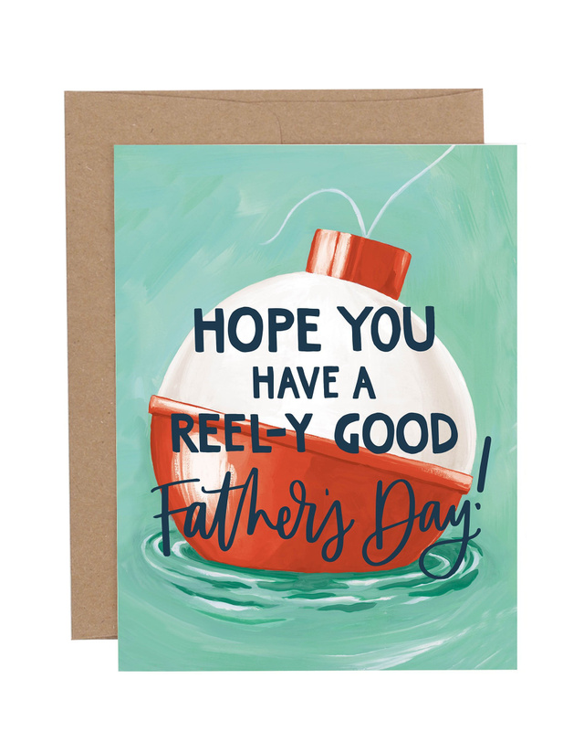 Bobber Father's Day Greeting Card, 1 of 1