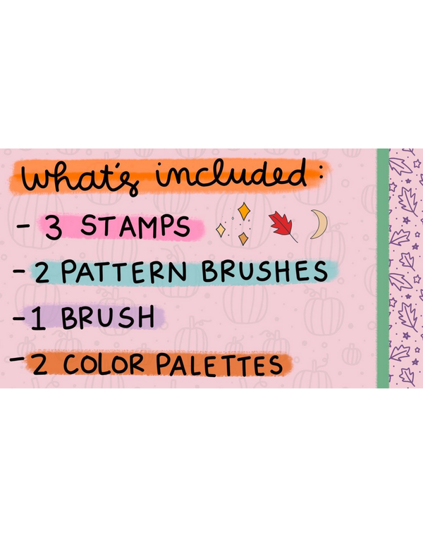 Fall Procreate Bundle, 2 of 2