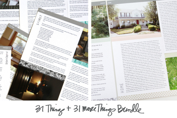 31 Things Class Bundle, 1 of 3