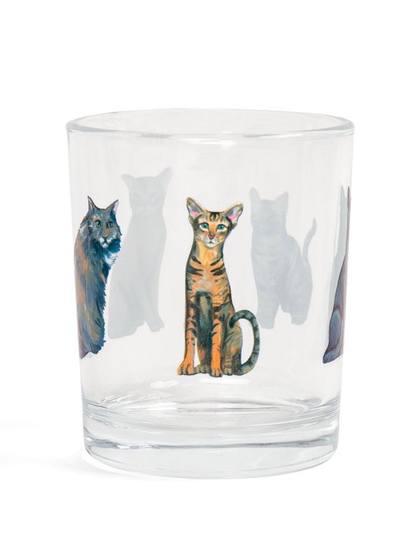 Abyssinian Cat & Feline Friends 7.5oz Short Juice Glass, 2 of 2