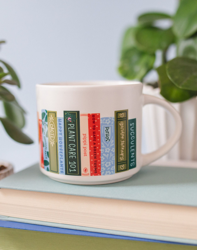 Plant Books Large Ceramic Mug, 2 of 7