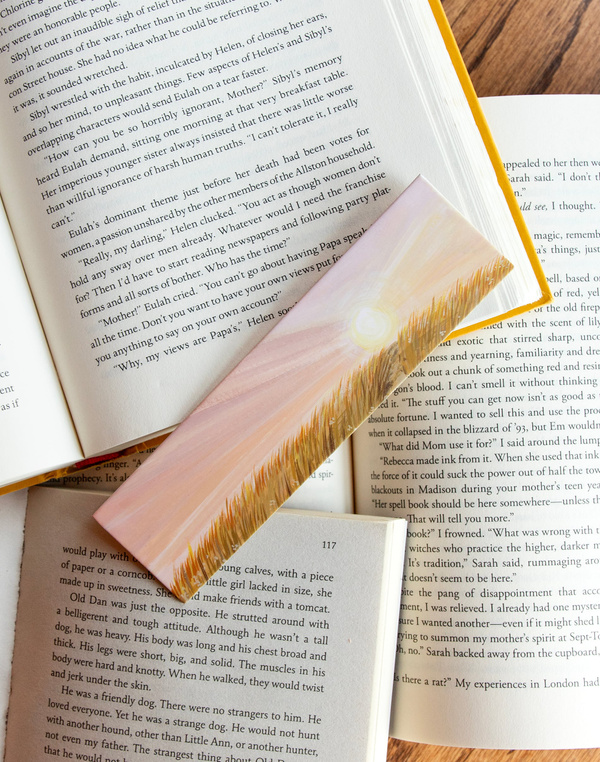 Golden Field Bookmark, 1 of 6