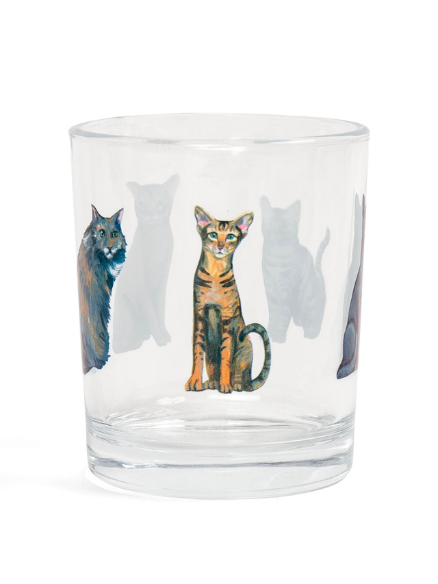Abyssinian Cat & Feline Friends 7.5oz Short Juice Glass, 2 of 2
