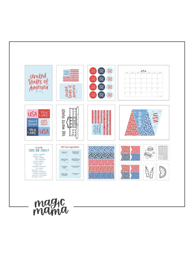 Stars and Stripes Digital Bundle, 1 of 2