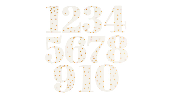 December Daily® 2026 Large Plastic Numbers, 1 of 3