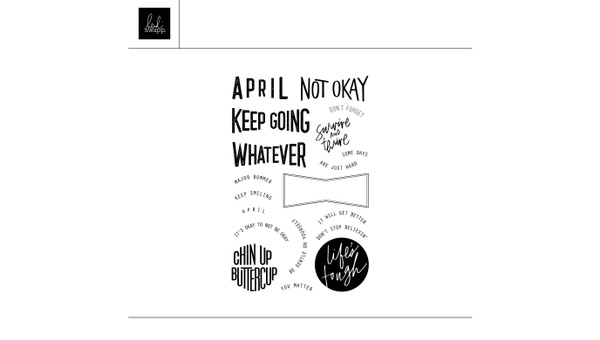 Digital 4×6 April Update Stamp Set, 1 of 1