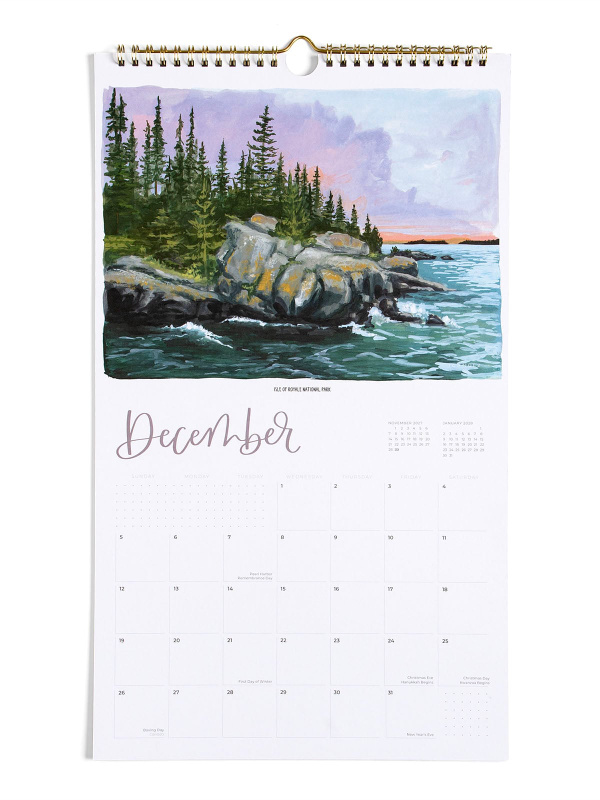 2027 National Parks Hanging Wall Calendar, 4 of 7