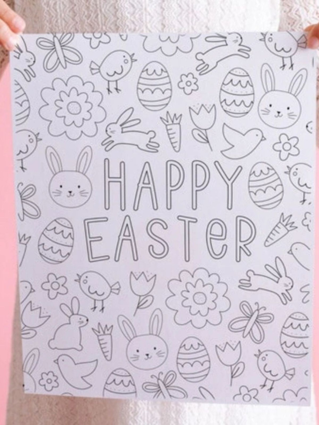 Easter Digital Coloring Pack + Engineer Prints	, 1 of 2