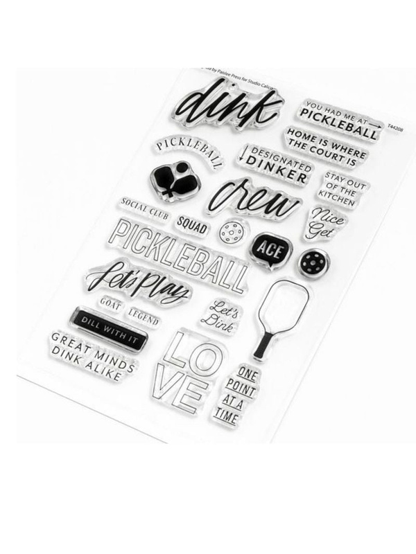 Stamp Set : 4×6 Pickleball by Paislee Press, 2 of 3