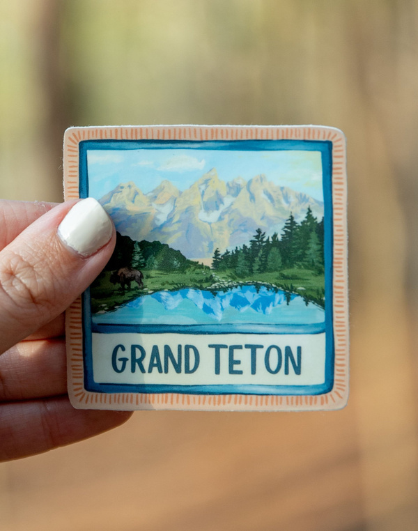 Grand Teton Decal Sticker, 1 of 2