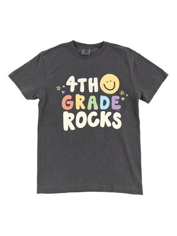 4th Grade Rocks Tee - Pepper, 4 of 4
