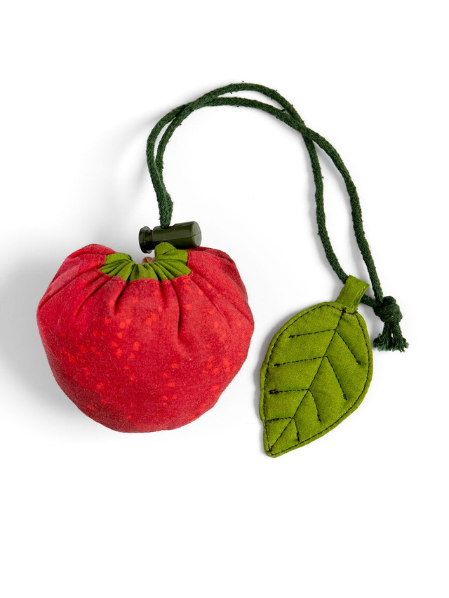Cherry Reusable Foldable Market & Grocery Tote Bag, 3 of 6