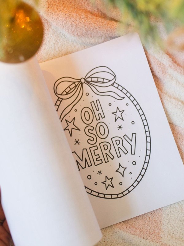 Cozy Christmas Coloring Book, 3 of 11