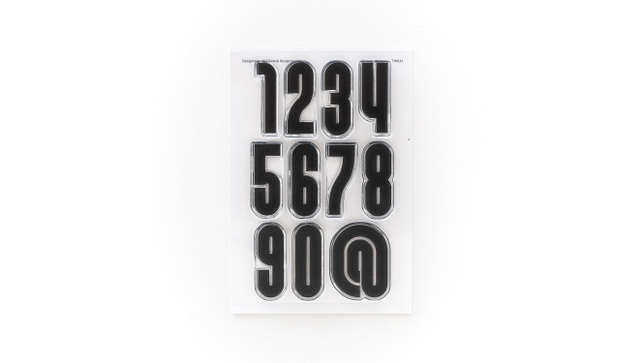 Numbers Are Awesome #13 4×6 Stamp Set, 1 of 2