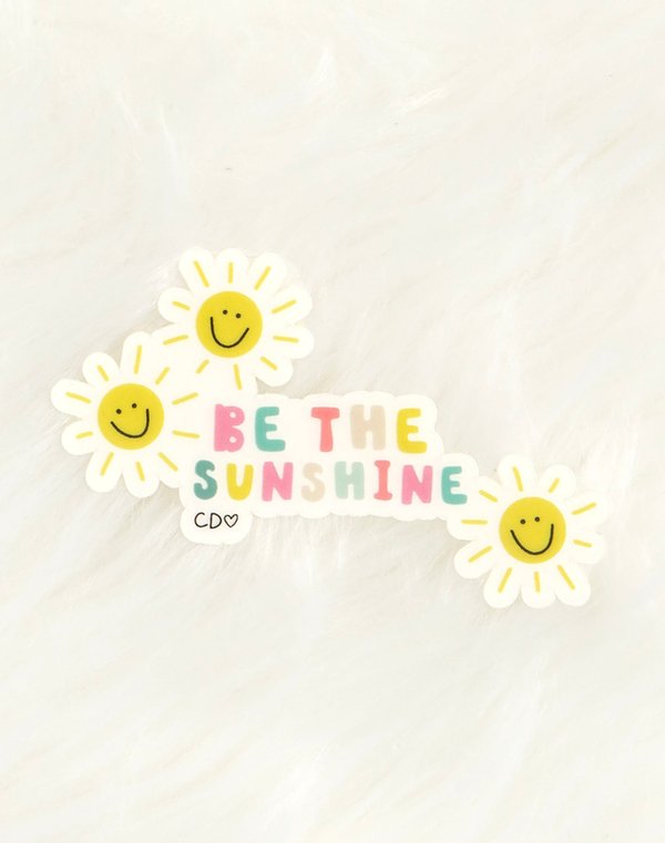 Be The Sunshine Clear Decal Sticker, 2 of 4